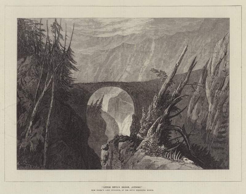 Petit Pont du Diable, Altdorf - Joseph Mallord William Turner