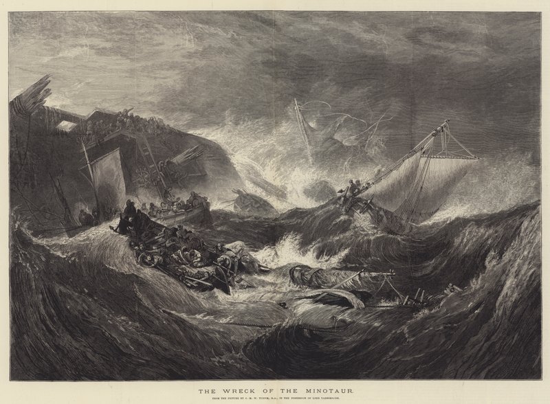 Le Naufrage du Minotaure - Joseph Mallord William Turner