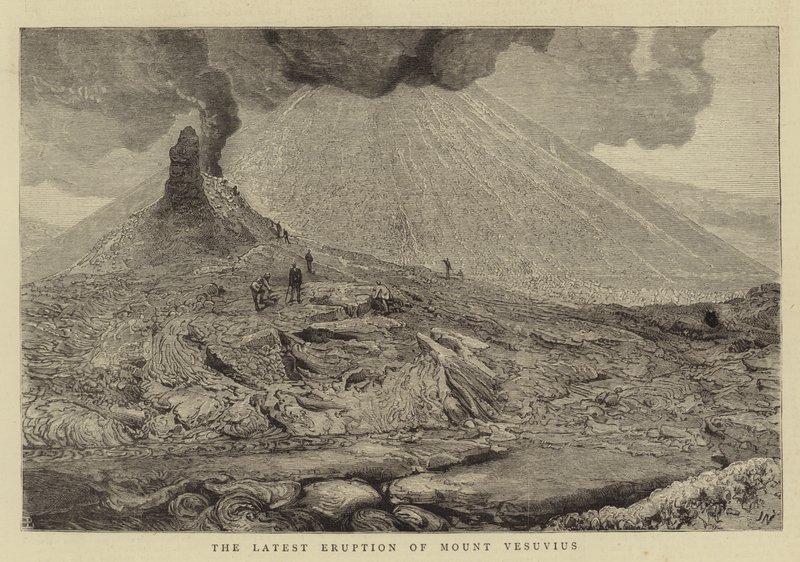 La dernière éruption du mont Vésuve - Joseph Nash