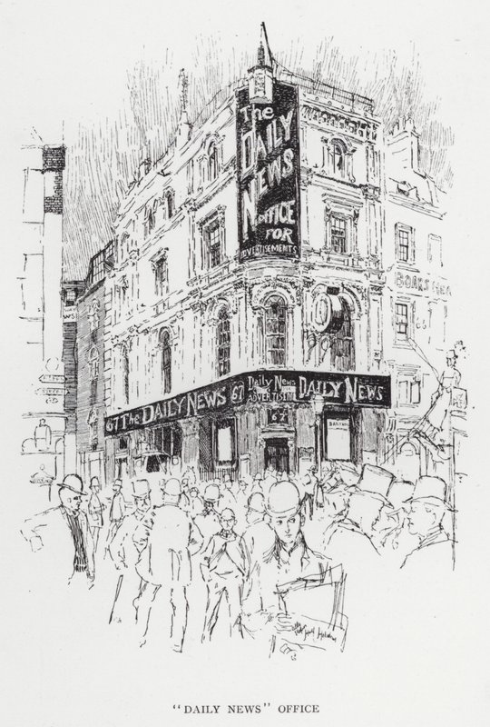 Bureau du "Daily News" - Joseph (after) Pennell