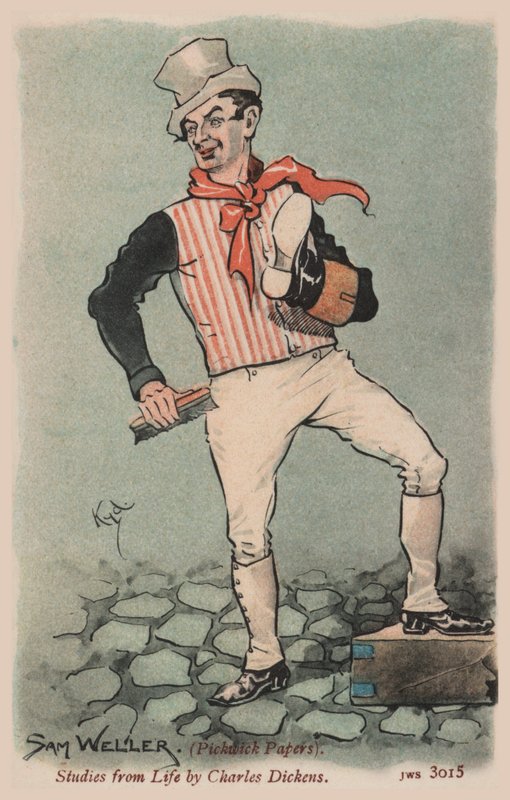Sam Weller, Les Papiers de Pickwick - Joseph Clayton  Clarke