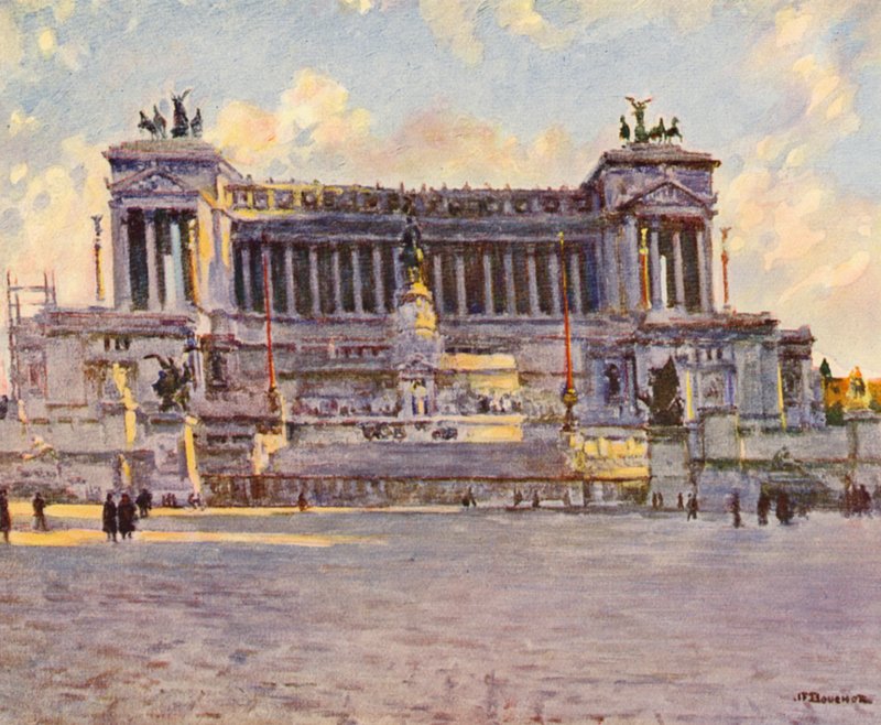 Rome: Le Monument de Victor-Emmanuel - Joseph Felix Bouchor