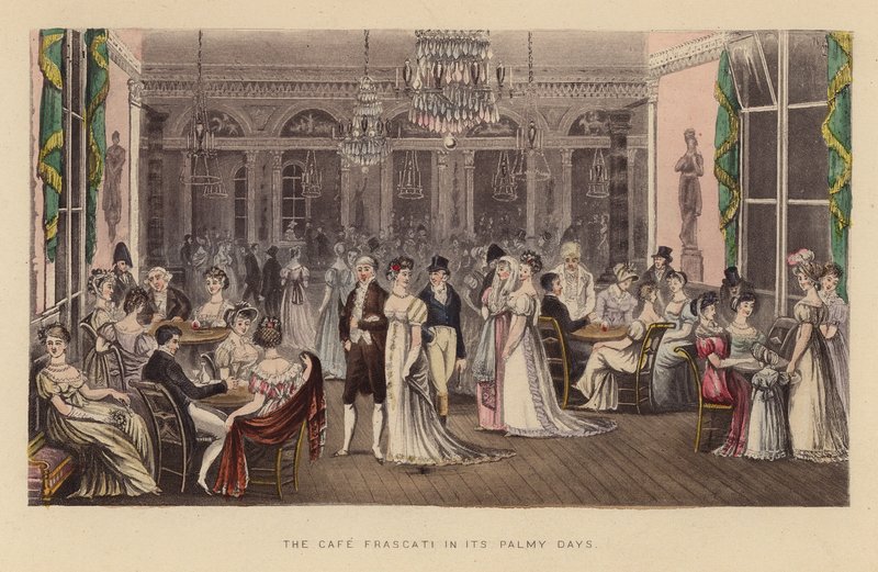 Le Café Frascati à son apogée - Joseph Grego