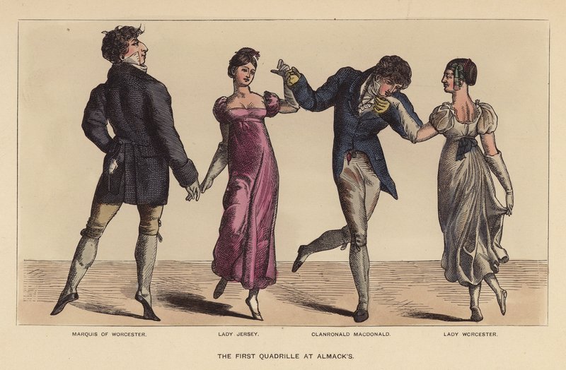 Le premier quadrille à Almack
