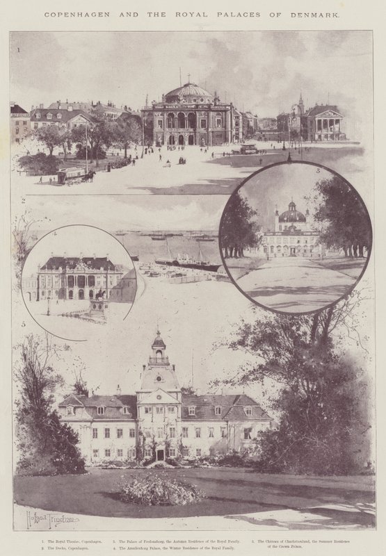 Copenhague et les Palais Royaux du Danemark - Joseph Holland Tringham