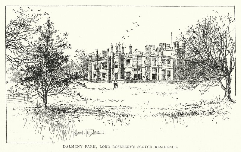 Parc de Dalmeny, résidence écossaise de Lord Rosebery - Joseph Holland Tringham