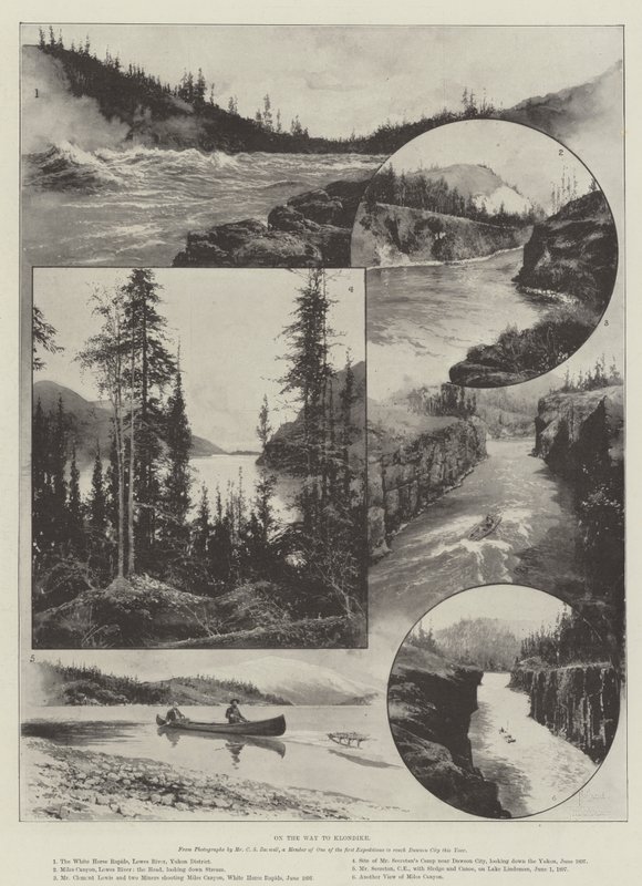 En route pour le Klondike - Joseph Holland Tringham