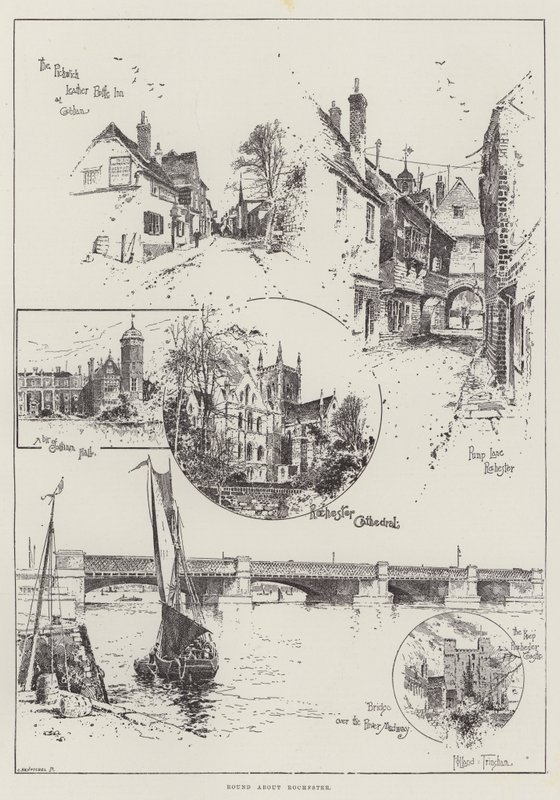 Autour de Rochester - Joseph Holland Tringham