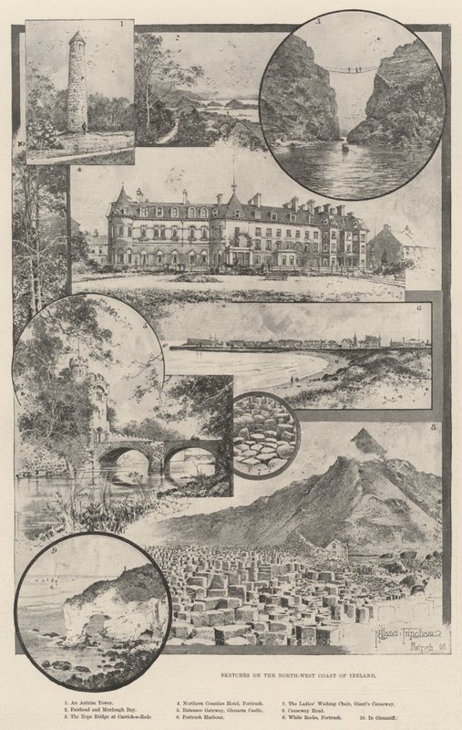 Croquis sur la côte nord-ouest de l