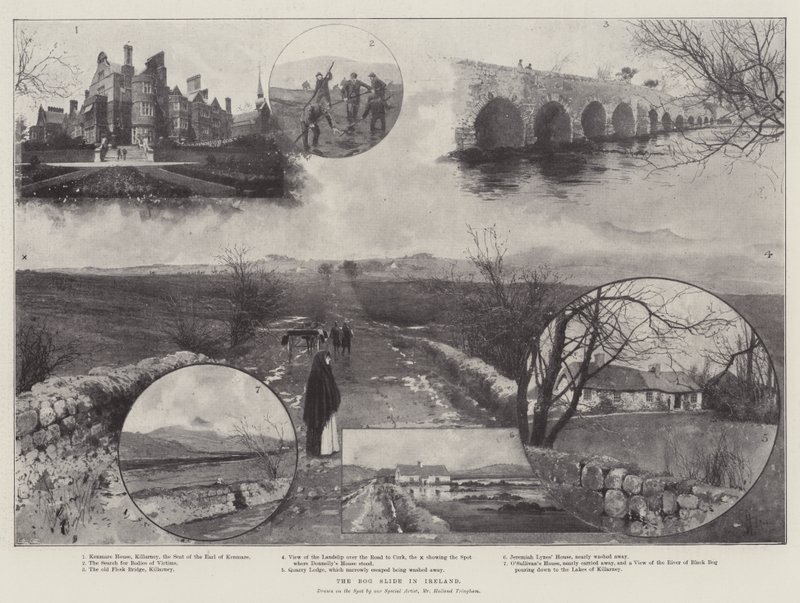 Le glissement de terrain en Irlande - Joseph Holland Tringham