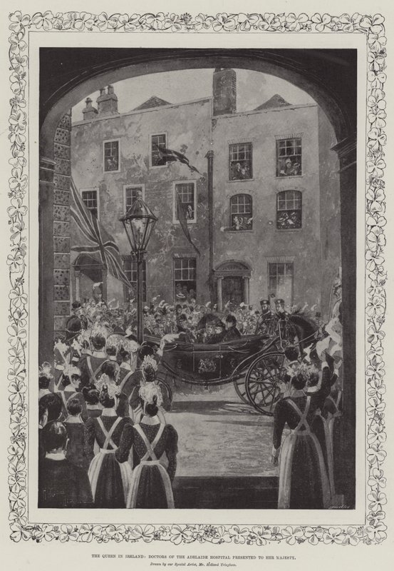 La Reine en Irlande, les docteurs de l