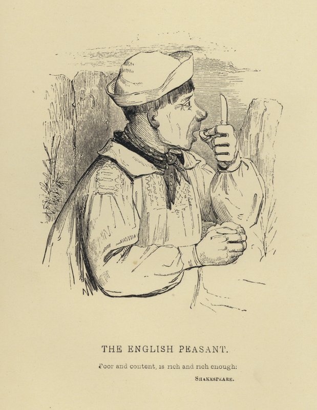 Kenny Meadows : Le Paysan anglais - Joseph Kenny (after) Meadows