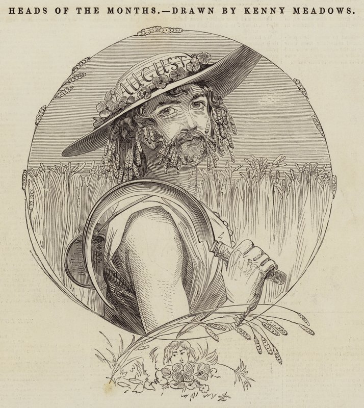 Les têtes des mois - Joseph Kenny Meadows