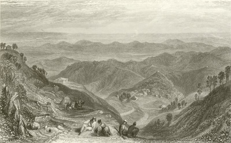 Mussooree et le Dhoon, depuis Landour - Joseph Mallord William Turner