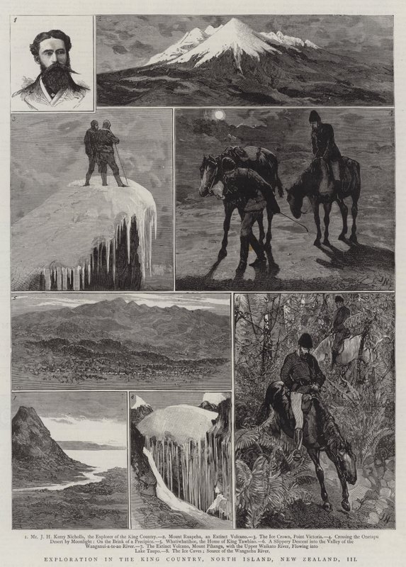 Exploration dans le King Country, île du Nord, Nouvelle-Zélande, III - Joseph Nash