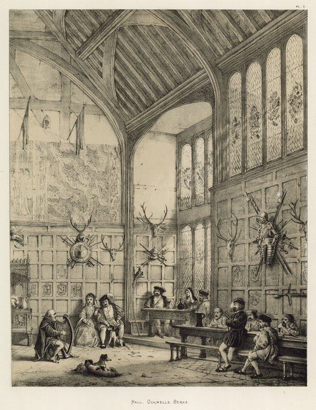 Hall, Ockwells, Berks - Joseph Nash