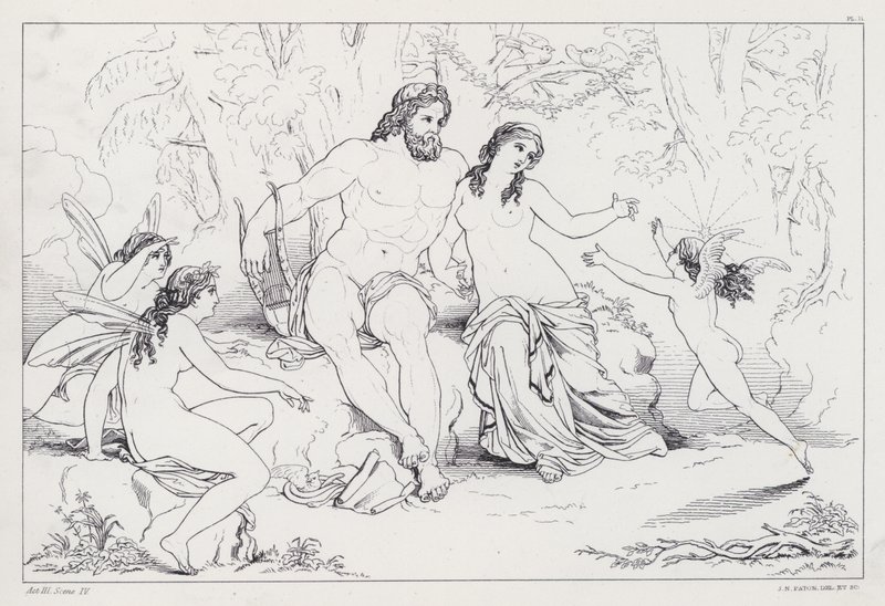 Prométhée délivré de Shelley, Acte III, Scène 4 - Joseph Noel after Paton