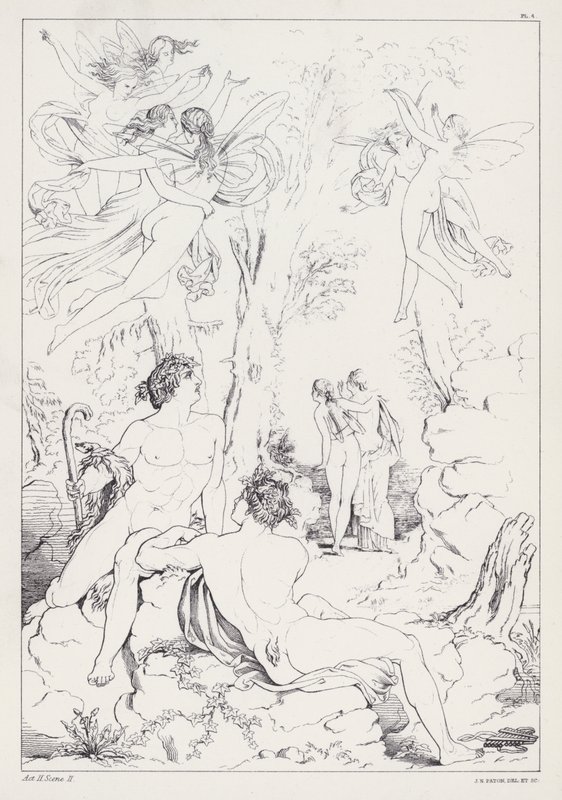 Prométhée délivré de Shelley, Acte II, Scène 2 - Joseph Noel after Paton