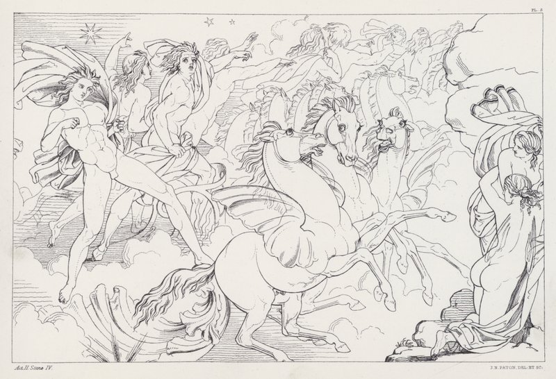 Prométhée délivré de Shelley, Acte II, Scène 4 - Joseph Noel after Paton