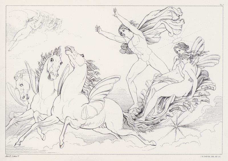 Prométhée délivré de Shelley, Acte II, Scène 5 - Joseph Noel after Paton