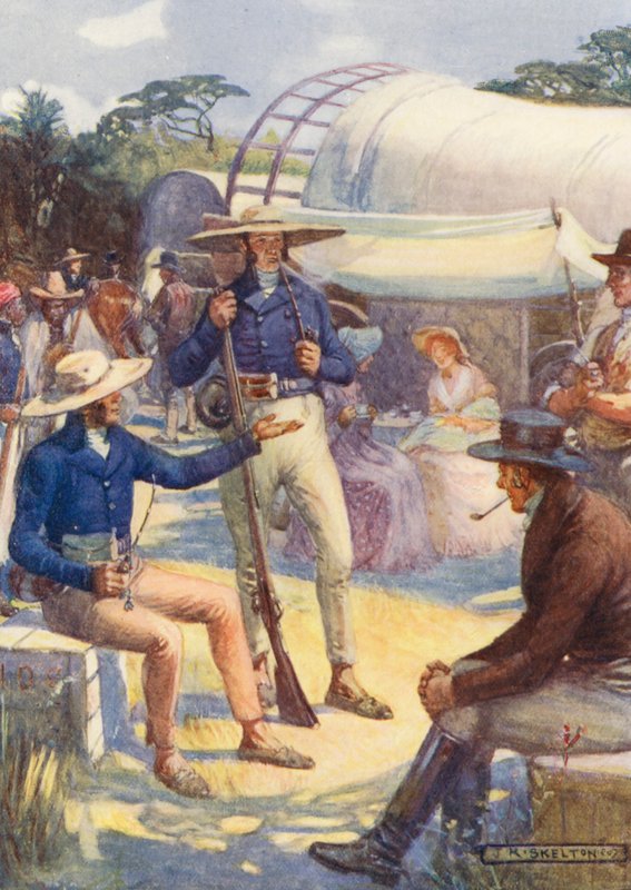 Colons de 1820 et leurs convois boers - Joseph Ratcliffe (after) Skelton