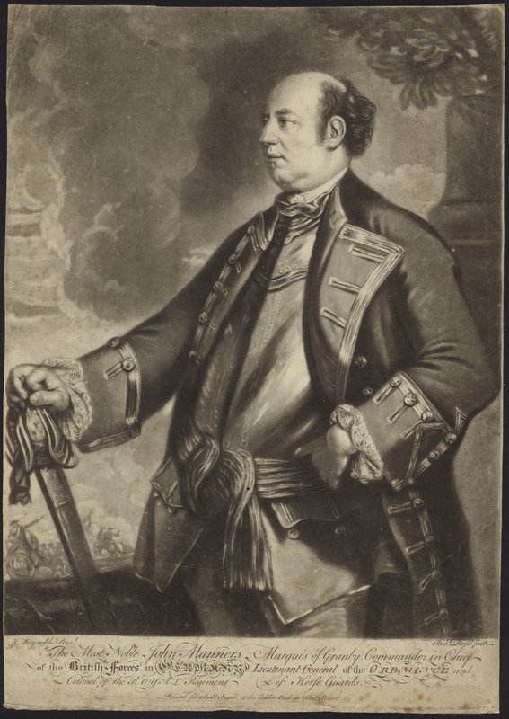 Portrait du lieutenant général John Manners - Joshua Reynolds