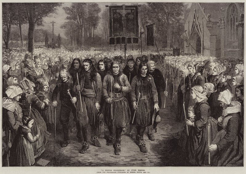 Un pèlerinage breton - Jules Breton
