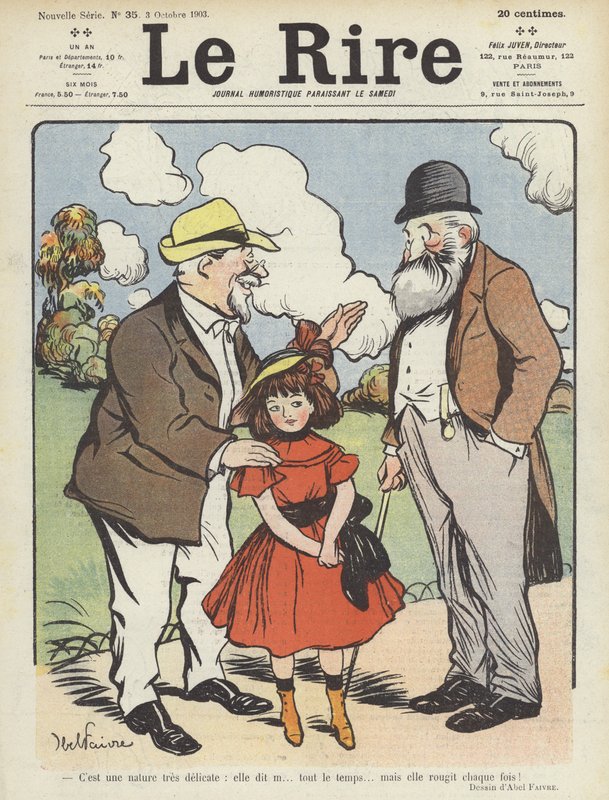 Illustration pour Le Rire - Jules Abel Faivre
