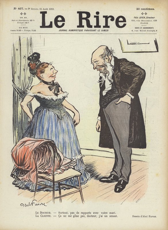 Illustration pour Le Rire - Jules Abel Faivre