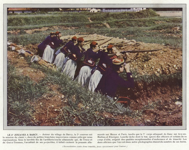 Le 2e Zouaves à Barcy - Jules Gervais Courtellemont