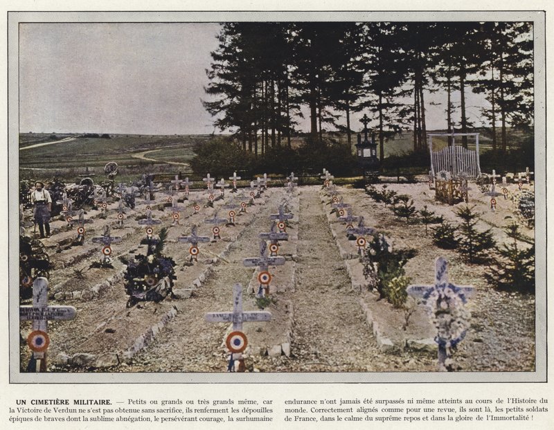 Un cimetière militaire - Jules Gervais Courtellemont