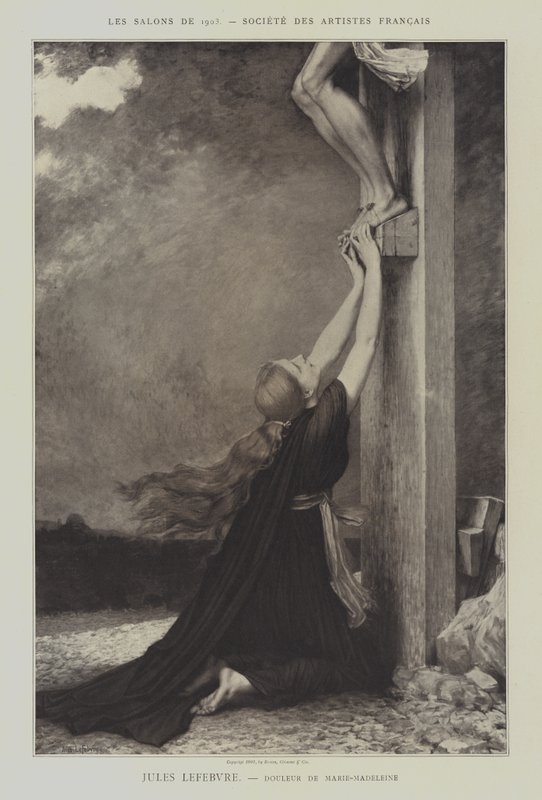 Douleur de Marie-Madeleine - Jules Joseph (after) Lefebvre