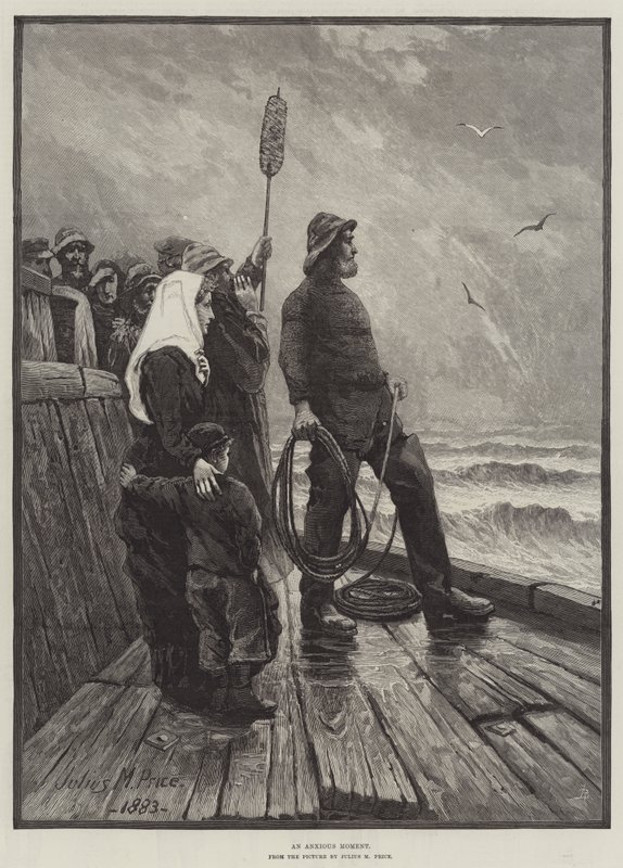 Un moment anxieux - Julius Mandes Price