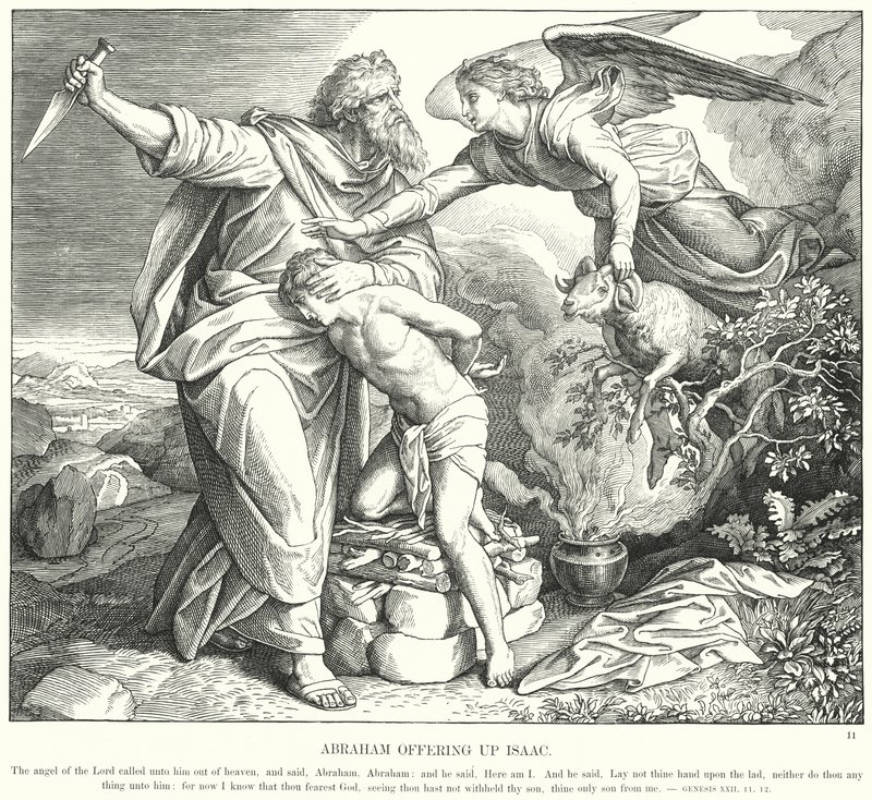 Abraham offrant Isaac - Julius (after) Schnorr von Carolsfeld