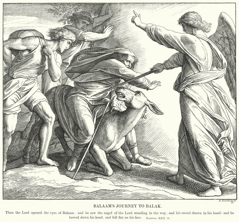 Le Voyage de Balaam vers Balak - Julius (after) Schnorr von Carolsfeld