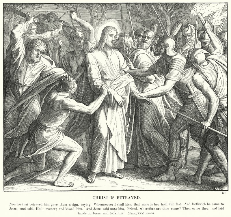 Le Christ est trahi - Julius (after) Schnorr von Carolsfeld