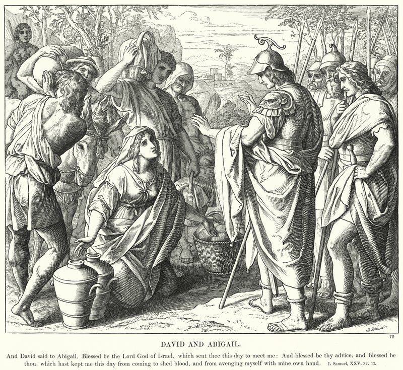 David et Abigaïl - Julius (after) Schnorr von Carolsfeld
