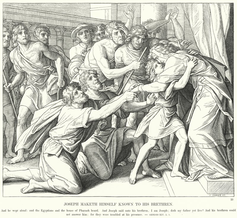 Joseph se fait connaître de ses frères - Julius (after) Schnorr von Carolsfeld