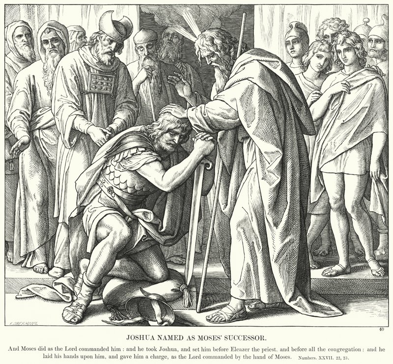 Josué nommé successeur de Moïse - Julius (after) Schnorr von Carolsfeld