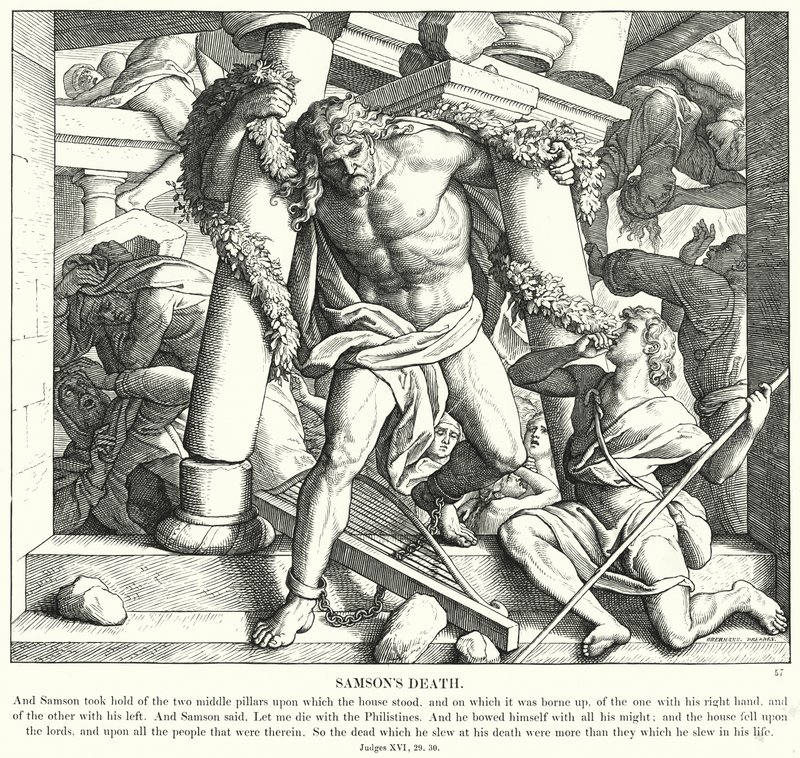 La Mort de Samson - Julius (after) Schnorr von Carolsfeld