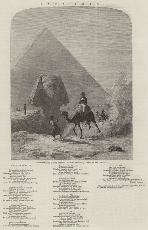 Napoléon en Égypte (Quarante siècles le regardent) - Karl Girardet