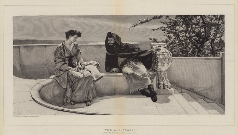 La Vieille Histoire - Lawrence Alma Tadema