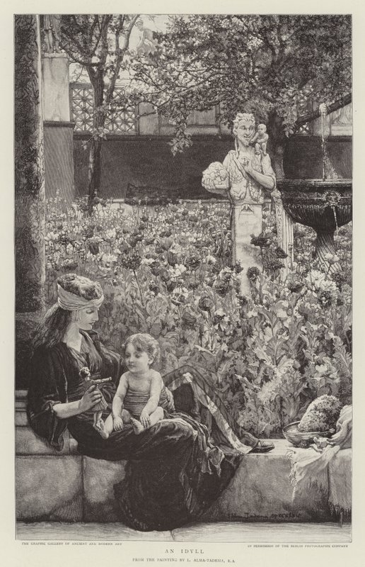 Un Idylle - Lawrence Alma Tadema