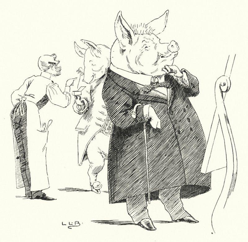 Barbier, barbier, rase un cochon; combien de poils feront une perruque? - Leonard Leslie Brooke