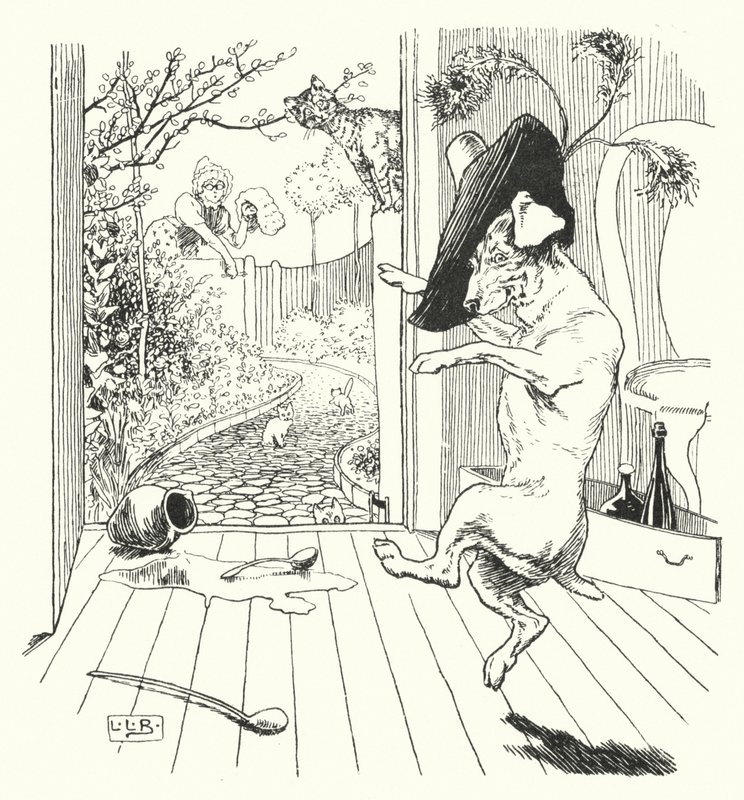 Vieille Mère Hubbard - Leonard Leslie Brooke