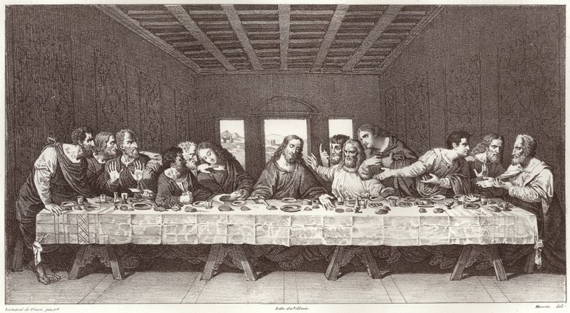La Cène - Leonardo da after Vinci