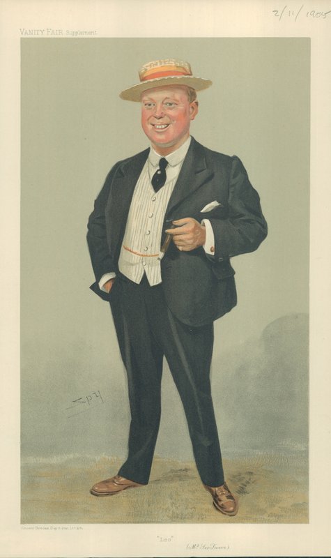 Leo Trevor, Leo, 2 novembre 1905, caricature de Vanity Fair - Leslie Matthew Ward