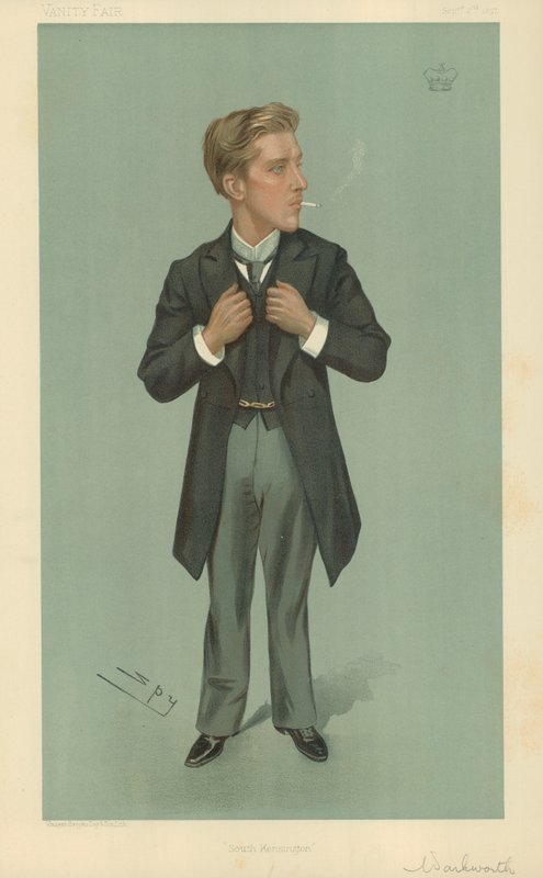 Lord Warkworth, South Kensington, 2 septembre 1897, caricature de Vanity Fair - Leslie Matthew Ward