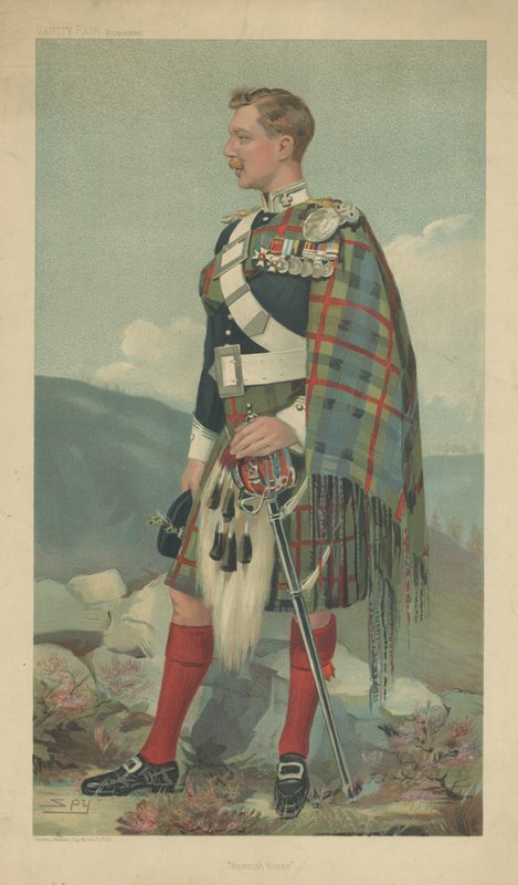 Le marquis de Tullibardine (lithographie en couleur) - Leslie Matthew Ward