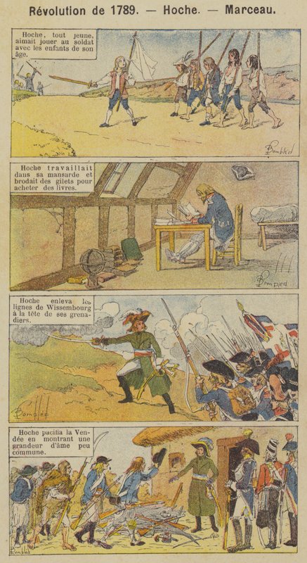 Révolution de 1789, Hoche, Marceau - Louis Charles (after) Bombled